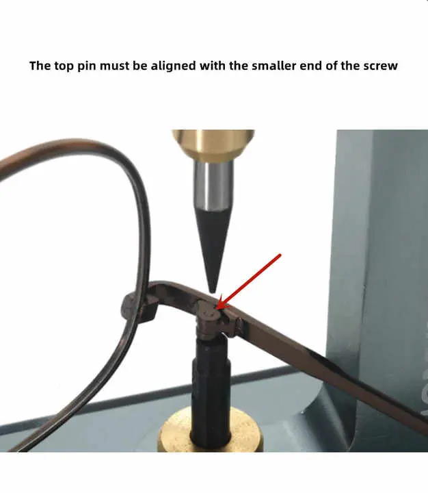 Extractor de tornillos para gafas ópticas profesionales