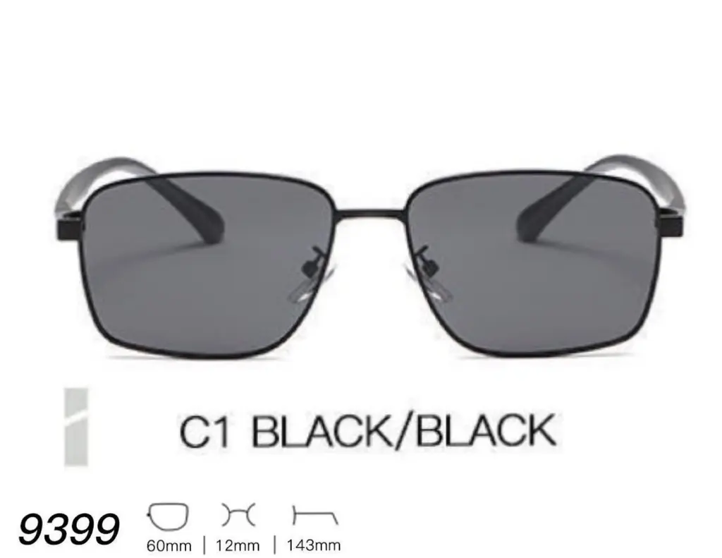 Montura metalica de sol 9399