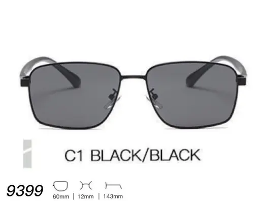 Montura metalica de sol 9399